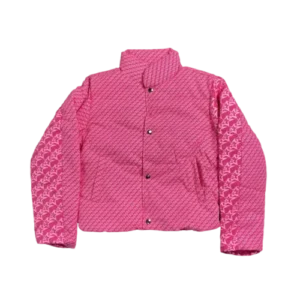 Sp5der 555 Young Thug Pink Puffer Jacket
