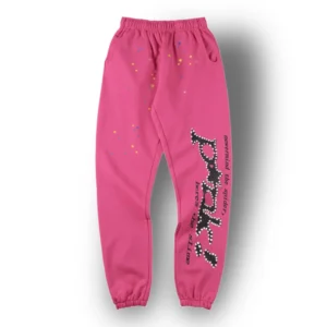 Sp5der Pink Sweatpants Pink-1