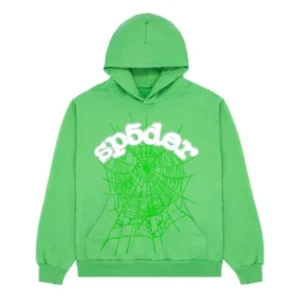 Sp5der Web Perfect Hoodie Slime Green